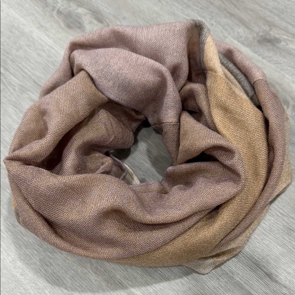 Elegant Tan and Brown Women's Scarf